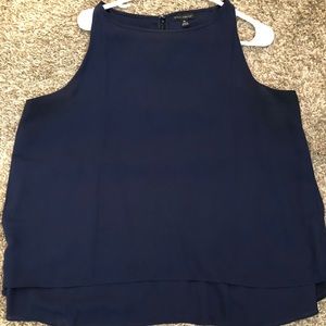 Willi Smith Navy blue sleeveless top XL